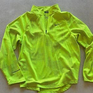 Nike Lime Green Dri-FIT Pullover
